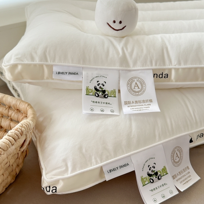 91家纺网 家纺一手货源 找家纺 （总）伟邦枕芯 2023新款熊猫亲子护颈枕