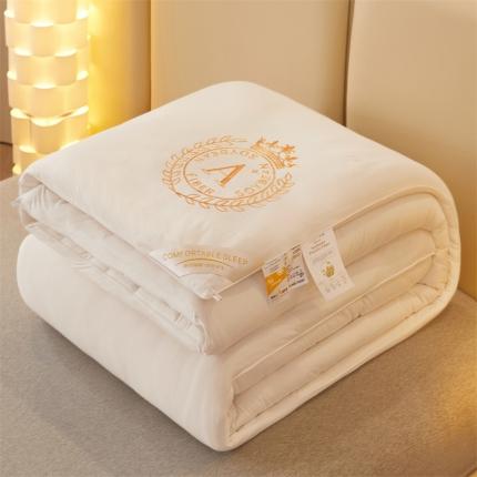 91家纺网 家纺一手货源 找家纺 （总）恒畅 2023新款A类针织棉大豆刺绣秋冬被冬被