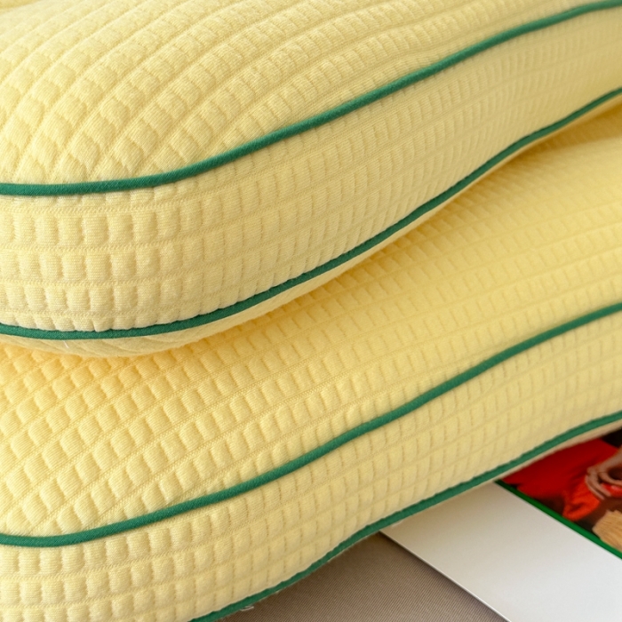 91家纺网 家纺一手货源 找家纺 （总）伟邦枕芯 新款菠萝格纹护颈枕