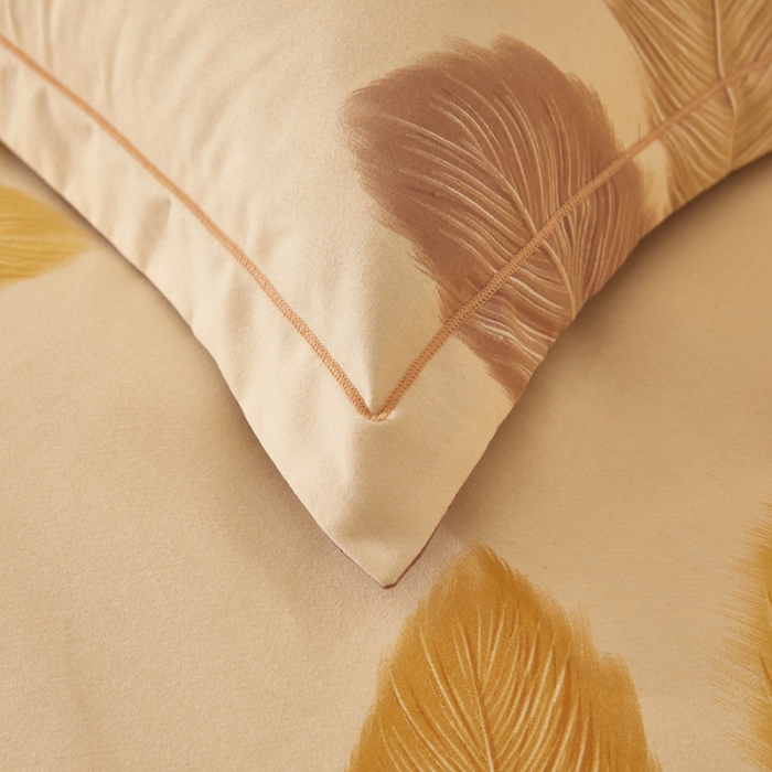 91家纺网 家纺一手货源 找家纺 雲归梦 2023新款全棉AB版加厚四件套 若烟 米