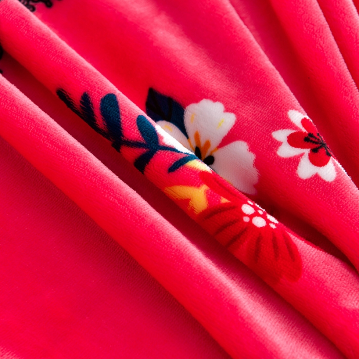 91家纺网 家纺一手货源 找家纺 贝诗梦 2022新款加厚230克9斤牛奶绒金貂绒四件套粉恋