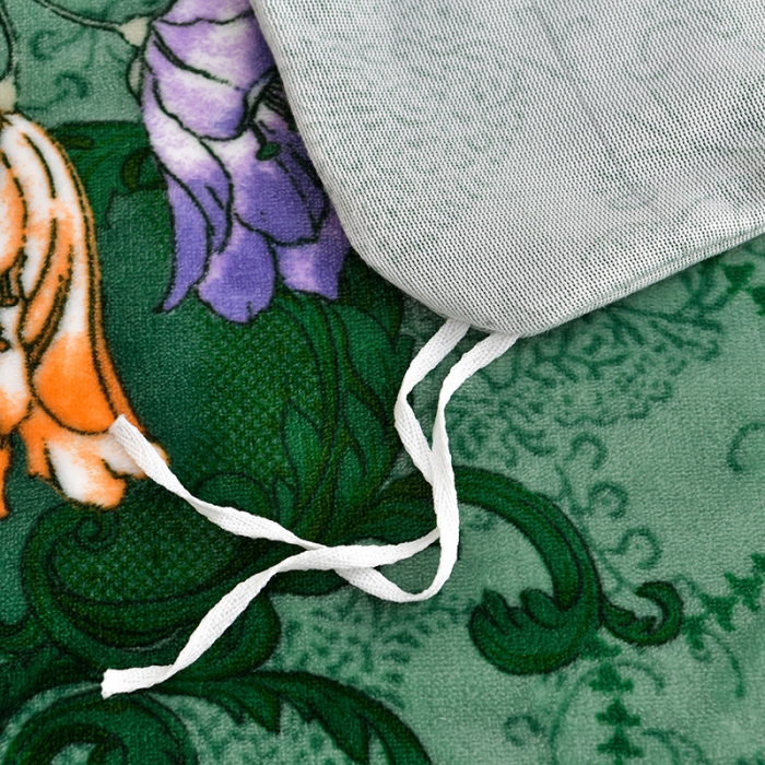 91家纺网 家纺一手货源 找家纺 贝诗梦 2022新款加厚230克9斤牛奶绒金貂绒四件套花漾