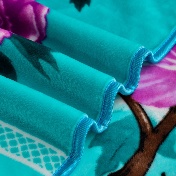 91家纺网 家纺一手货源 找家纺 贝诗梦 2022新款加厚230克9斤牛奶绒金貂绒四件套野蔷薇