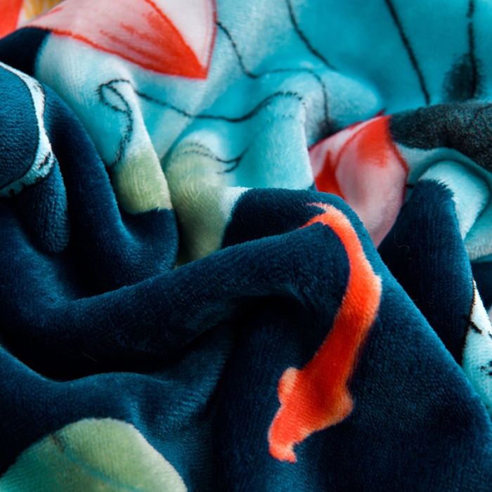 91家纺网 家纺一手货源 找家纺 贝诗梦 2022新款加厚230克9斤牛奶绒金貂绒四件套镜花水月