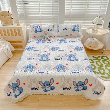 91家纺网 家纺一手货源 找家纺 岚吉 2025新款精梳棉珍珠棉小仙女款床盖三件套 星际宝贝