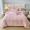 91家纺网 家纺一手货源 找家纺 星尚 2023新款全消光230g牛奶绒四件套-花期如梦樱花粉
