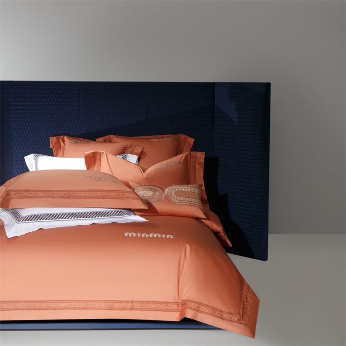 91家纺网 家纺一手货源 找家纺 高大尚 2023新款秋冬长绒棉四件套-伊洛蒂 伊洛蒂-爱玛橙