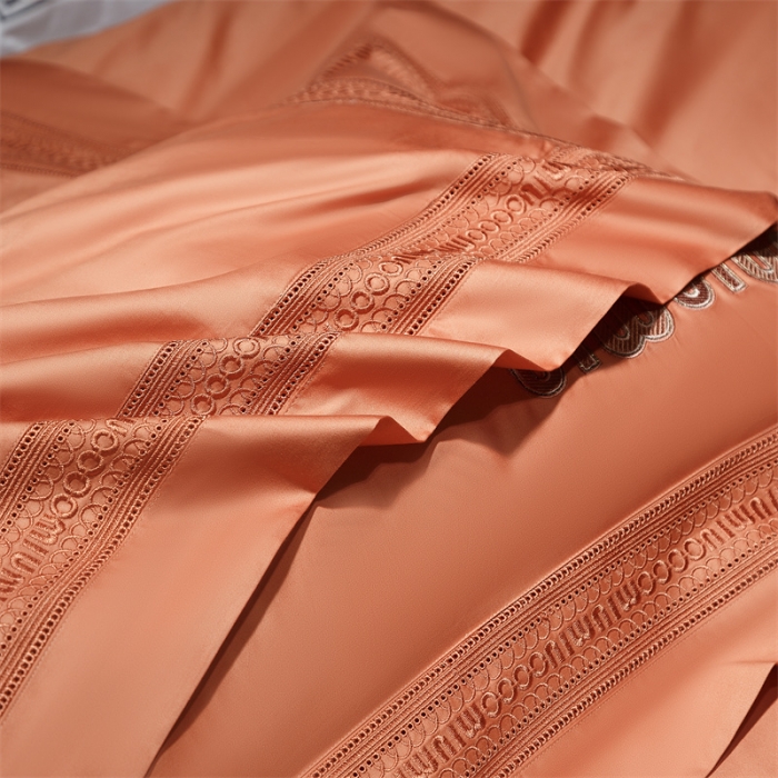 91家纺网 家纺一手货源 找家纺 高大尚 2023新款秋冬长绒棉四件套-伊洛蒂 伊洛蒂-爱玛橙