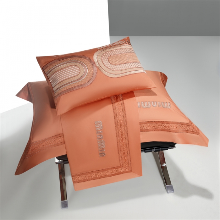 91家纺网 家纺一手货源 找家纺 高大尚 2023新款秋冬长绒棉四件套-伊洛蒂 伊洛蒂-爱玛橙