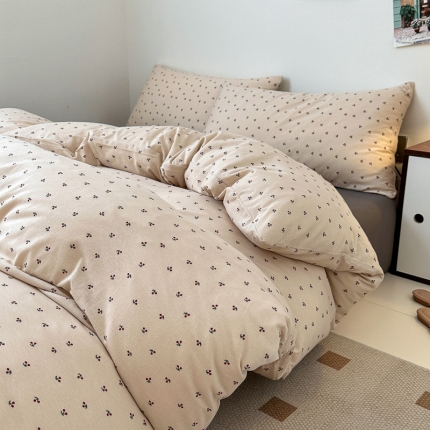 91家纺网 家纺一手货源 找家纺 （总）九花鹿2024活性印花全棉A类针织棉四件套