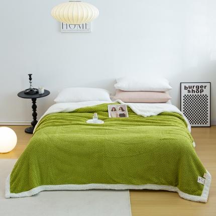 91家纺网 家纺一手货源 找家纺 总 羋多 2023年新款AB版提花玫瑰绒羊羔绒塔芙绒羊羔绒毯子舒棉绒毛毯