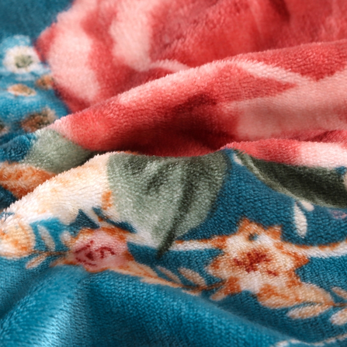 91家纺网 家纺一手货源 找家纺 莱凯家纺 2023新款牛奶绒轻奢四件套【七斤】花韵柔情