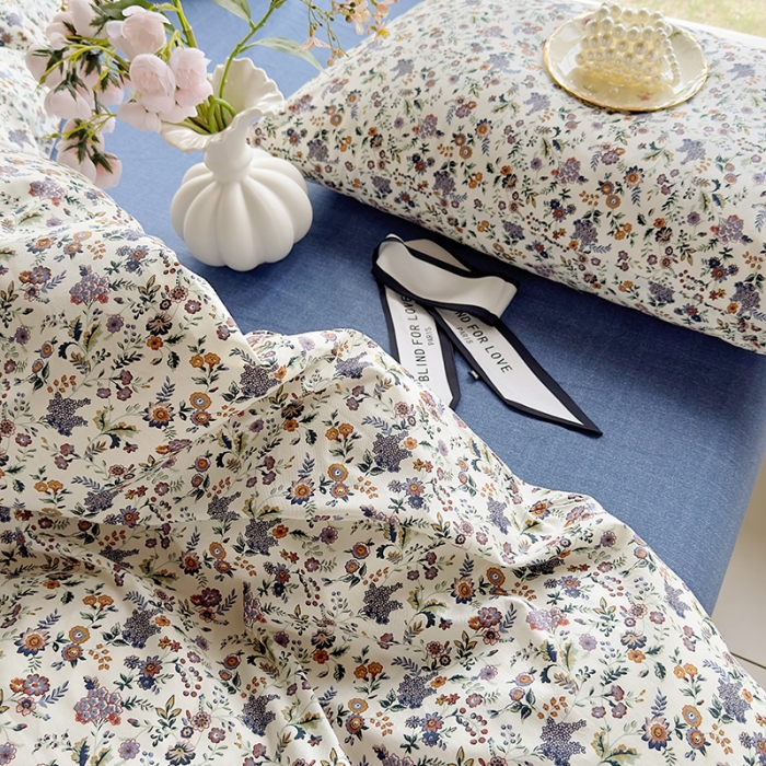 91家纺网 家纺一手货源 找家纺 怡家居 2023新款全棉四件套7月新花色 娇兰