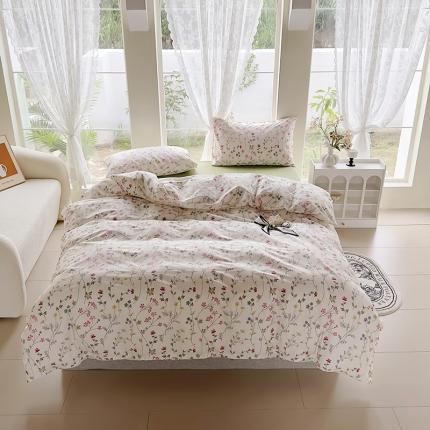 怡家居 2023新款全棉四件套7月新花色 凝香