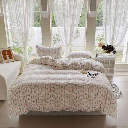 怡家居 2023新款全棉四件套7月新花色 暖时光