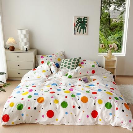 怡家居 2023新款全棉四件套7月新花色 气泡