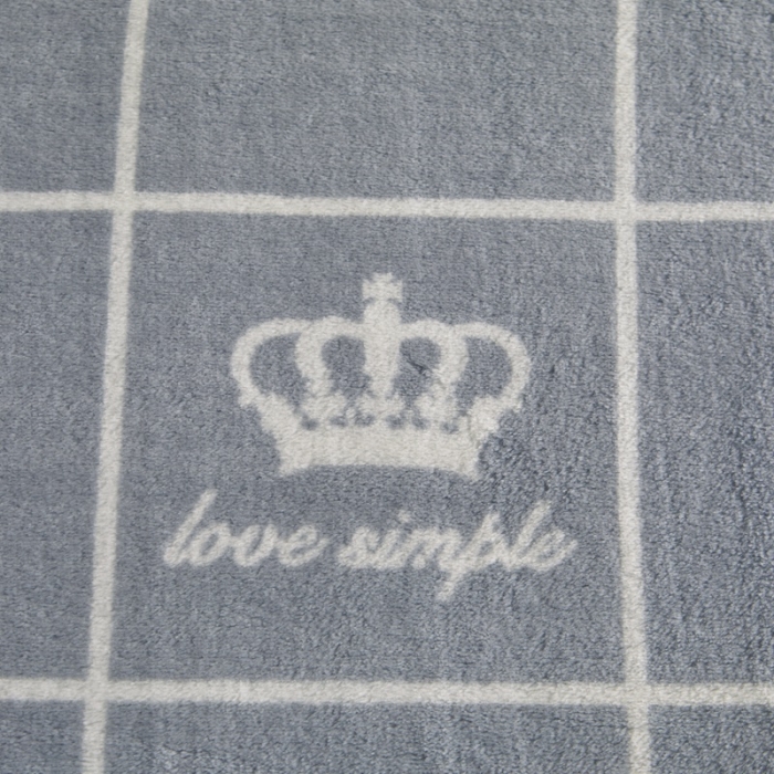 91家纺网 家纺一手货源 找家纺 雅萱 2024新款牛奶绒盖毯子毛毯午睡毯保暖加厚 胡子格