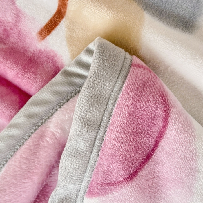 91家纺网 家纺一手货源 找家纺 雅萱 2024新款牛奶绒盖毯子毛毯午睡毯保暖加厚 花枝蔓