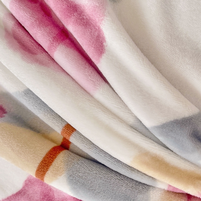 91家纺网 家纺一手货源 找家纺 雅萱 2024新款牛奶绒盖毯子毛毯午睡毯保暖加厚 花枝蔓