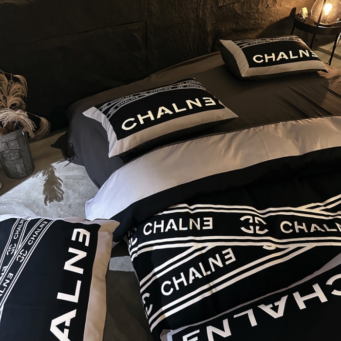 91家纺网 家纺一手货源 找家纺 丽斐纺织 2023新款双面磨毛数码印花四件套 磨毛暗香