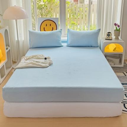 91家纺网 家纺一手货源 找家纺 （总）水墨江南 2023新款超柔水洗棉单品床笠