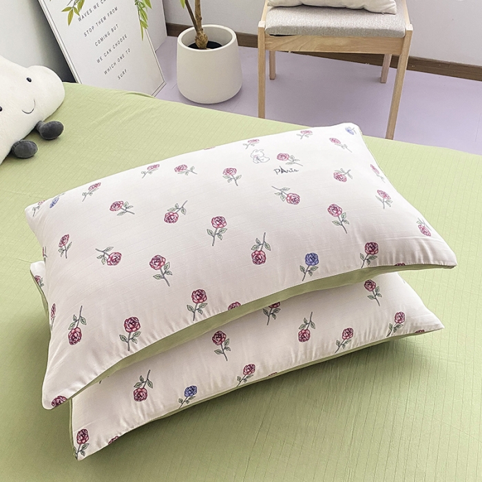 91家纺网 家纺一手货源 找家纺 （总）寐时代 2023新款有氧提花双层纱四件套