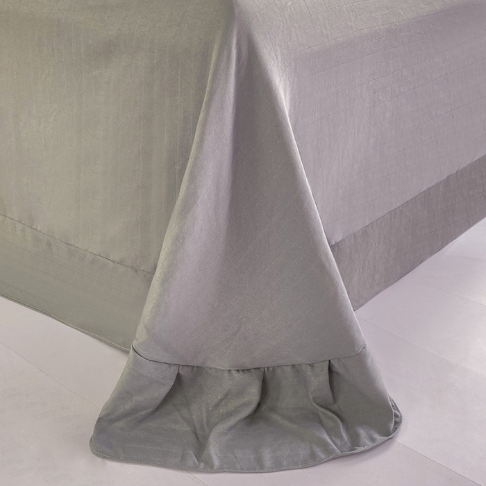 91家纺网 家纺一手货源 找家纺 寐时代 2023新款有氧提花双层纱四件套 快乐兔