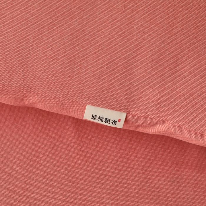 91家纺网 家纺一手货源 找家纺 大元 2025新款老粗布单品床笠 床笠-嫩粉