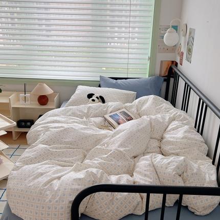 91家纺网 家纺一手货源 找家纺 （总）希文 2023秋冬新品全棉印花水洗棉混搭四件套