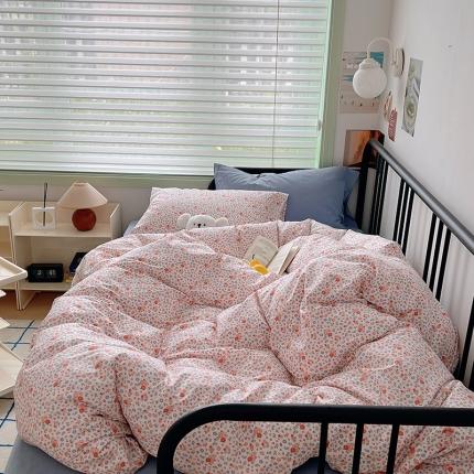 91家纺网 家纺一手货源 找家纺 （总）希文 2023秋冬新品全棉印花水洗棉混搭四件套