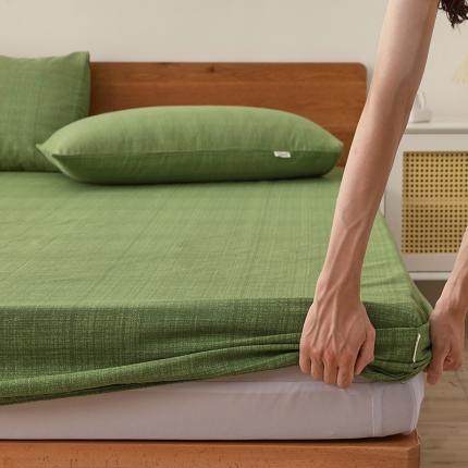 大元 2025新款老粗布单品床笠 床笠-嫩绿