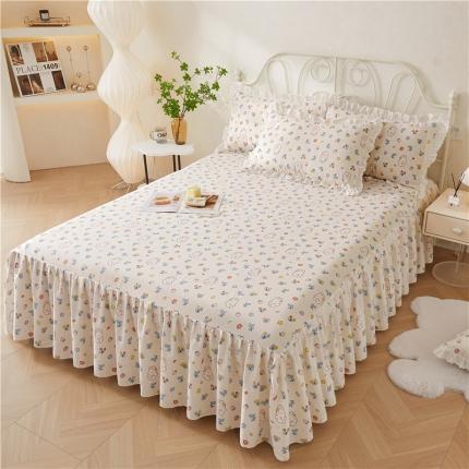 十个点 2024新款小清新全棉单床裙 元气兔兔