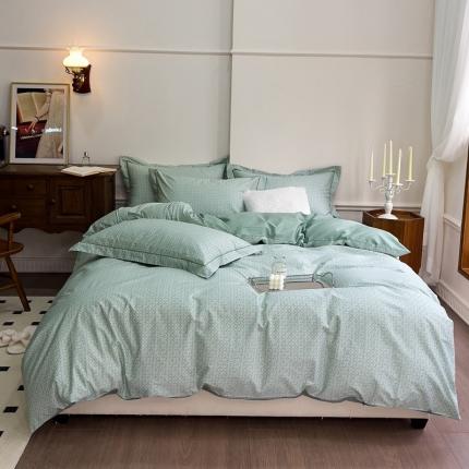 91家纺网 家纺一手货源 找家纺 由丽家纺2025年7月全工艺铂金柔棉印花床单床笠款四件套 被套放缩水 派丽-兰