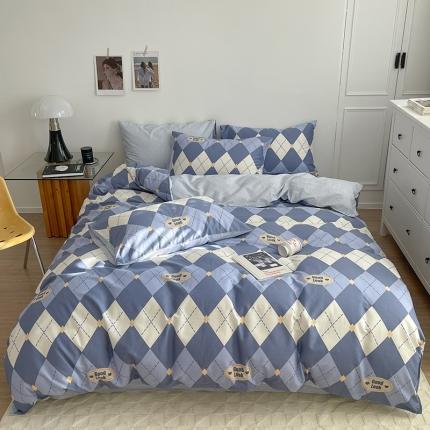 91家纺网 家纺一手货源 找家纺 总麦伦家居 2023新款全棉简约个性北欧系列四件套-第 二组