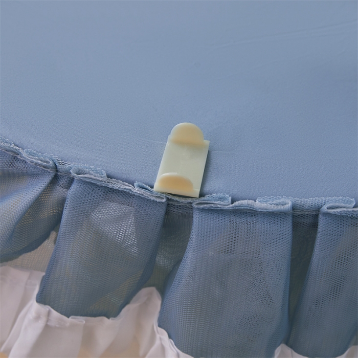 91家纺网 家纺一手货源 找家纺 迪凡保罗 2025新款2323天地杆铝合金导轨涂银强遮光学生蚊帐 藏青色