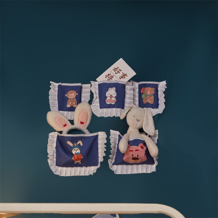 91家纺网 家纺一手货源 找家纺 迪凡保罗 2025新款2323天地杆铝合金导轨涂银强遮光学生蚊帐 海岛蓝