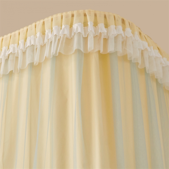 91家纺网 家纺一手货源 找家纺 迪凡保罗 2025新款2323天地杆铝合金导轨涂银强遮光学生蚊帐 黄金叶