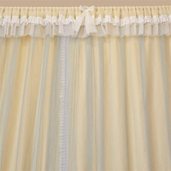 91家纺网 家纺一手货源 找家纺 迪凡保罗 2025新款2323天地杆铝合金导轨涂银强遮光学生蚊帐 黄金叶