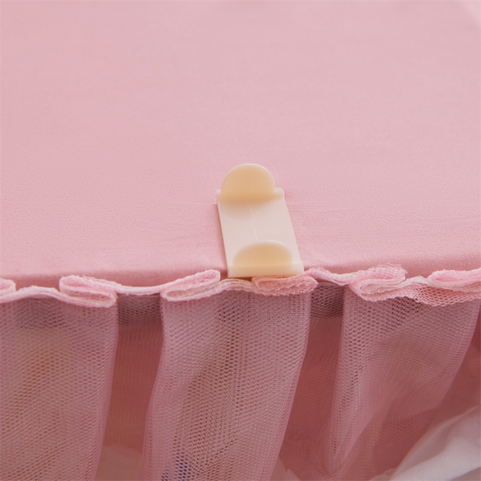 91家纺网 家纺一手货源 找家纺 迪凡保罗 2025新款2323天地杆铝合金导轨涂银强遮光学生蚊帐 樱花粉