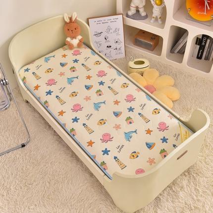 91家纺网 家纺一手货源 找家纺 嗨生活 2023年加厚全棉棉花床垫儿童床垫幼儿园床垫床褥 海洋世界