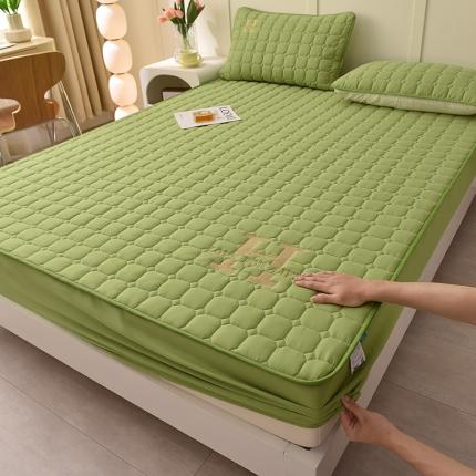 91家纺网 家纺一手货源 找家纺 （总）富威堡家纺 2023新款原棉H标刺绣棉花床笠