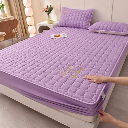 91家纺网 家纺一手货源 找家纺 （总）富威堡家纺 2023新款原棉H标刺绣棉花床笠