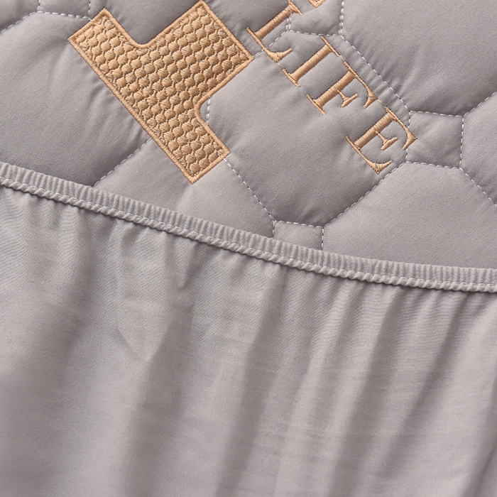 91家纺网 家纺一手货源 找家纺 （总）富威堡家纺 2023新款原棉H标刺绣棉花床笠