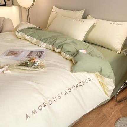 91家纺网 家纺一手货源 找家纺 （总）秋冬全棉加厚磨毛四件套纯棉刺绣活性床上用品（提供买家秀）