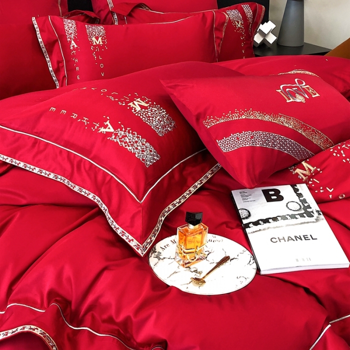 91家纺网 家纺一手货源 找家纺 （总）馨蕊 2023新款秋冬新品100支高定全棉四件套