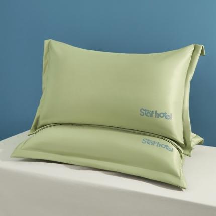 91家纺网 家纺一手货源 找家纺 （总）蓝冰家纺 2023新款水洗真丝印花宽边枕套