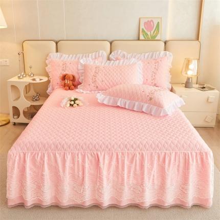 （总）宜凡 2023新A类云柔棉床笠式床裙三件套