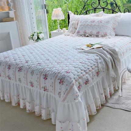 91家纺网 家纺一手货源 找家纺 （总）菊上 2023秋冬新款欧根纱系列单品床盖