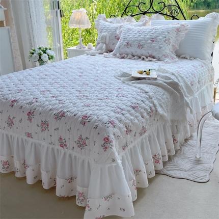 91家纺网 家纺一手货源 找家纺 （总）菊上 2023秋冬新款欧根纱系列单品床盖