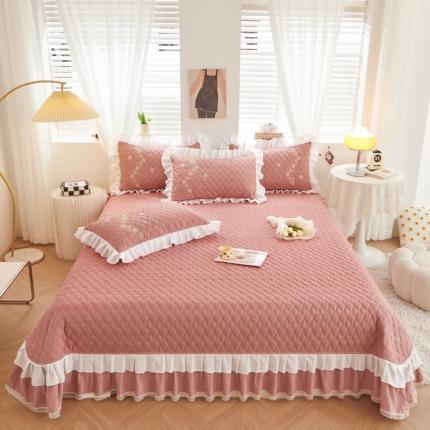 91家纺网 家纺一手货源 找家纺 （总）宜凡 2023新款A类云柔棉床盖夹棉三件套